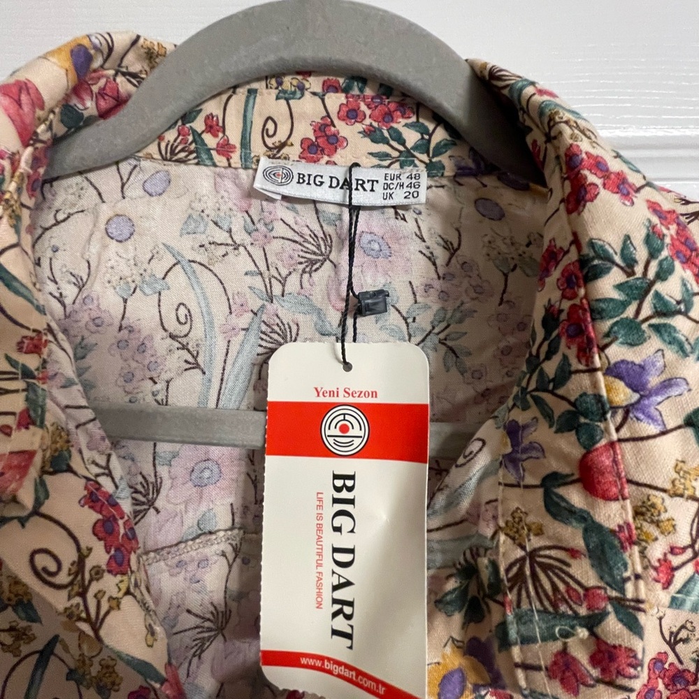 Big Dart Floral Shirt